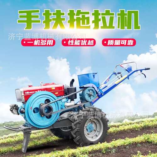 大马力柴油手扶拖拉机旋耕除草多功能属具匹配设备农用手扶开沟机