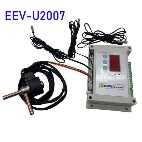 DC12V电控电膨自主调节冷媒喷液量，快速响应环温和制冷负载变化