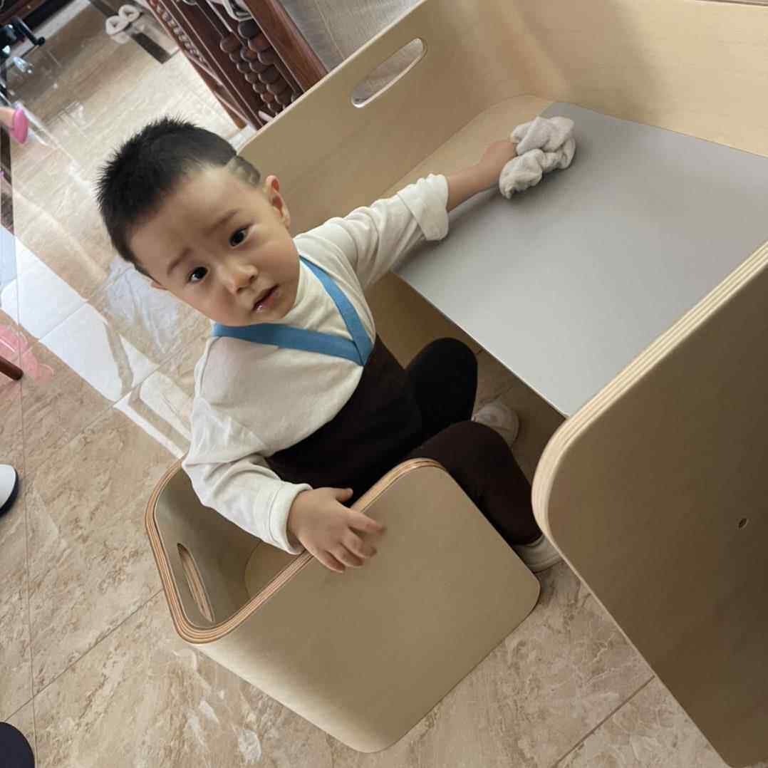 9W儿桌椅套装饭幼儿园书TSQ多功能童玩具吃写字餐桌桌家用小宝宝