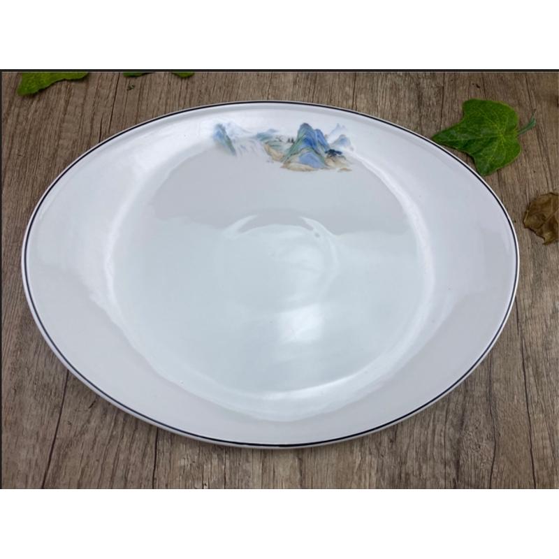 陶瓷菜盘家用创意个性碟子饭店凉菜热菜盘酒店炒菜盘商用特色新款