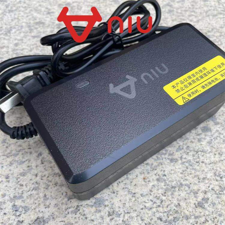 小牛锂电充电器G系列48V3A振特头两孔两芯脉冲电动车新国标G0G1G2