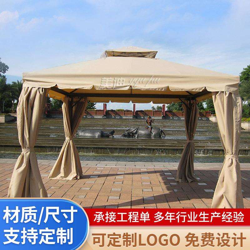 厂家直供单边花园凉亭罗马棚亭雨棚单边罗马棚户外广告排档帐蓬