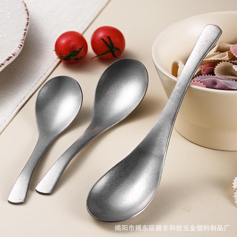 铜勺子纯铜家用创意可爱圆头韩式汤勺饭勺厨房生活用品厨具小物件