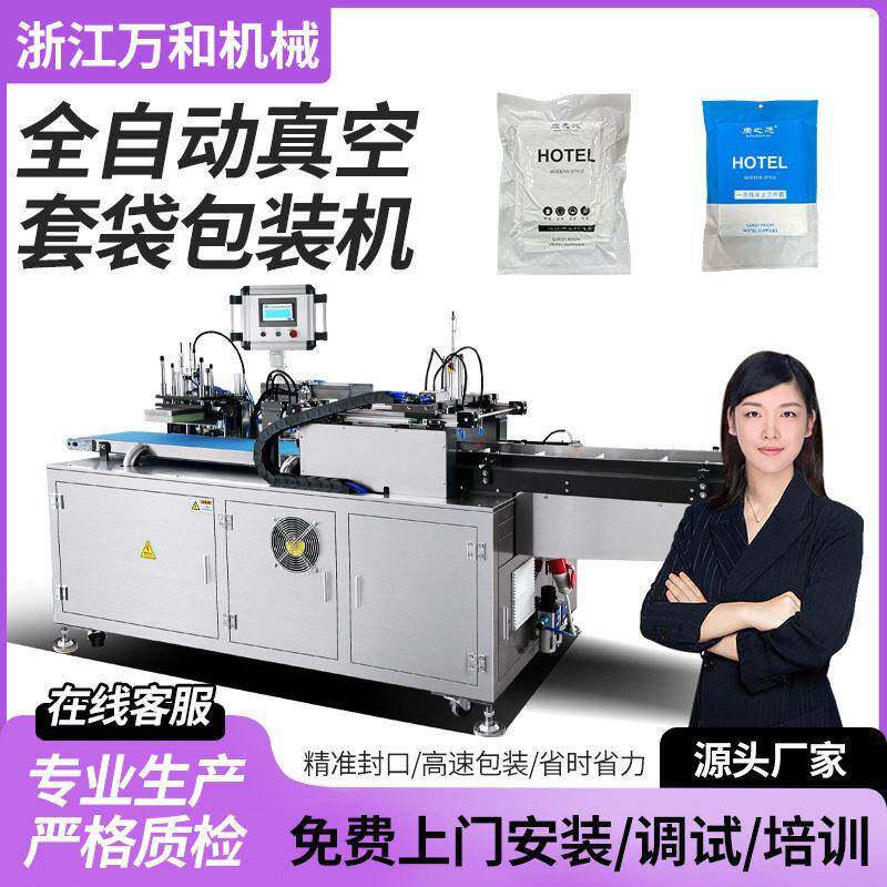 D打印电源线包装机棉柔毛巾真空套袋机给袋式包装机透明膜装袋机