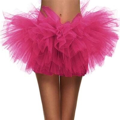 Colorful mesh puffy skirt half skirt 彩色网纱蓬蓬裙半身裙