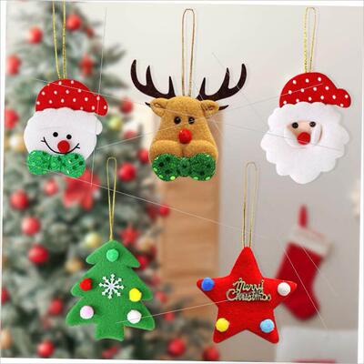 Christmas Elk Snowman Christmas tree decoration pendant