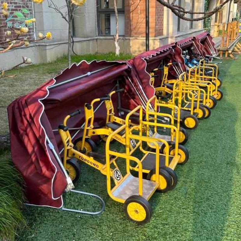 幼儿园小车篷收纳柜三轮车自行车道具玩具停车棚活动免安装可移动