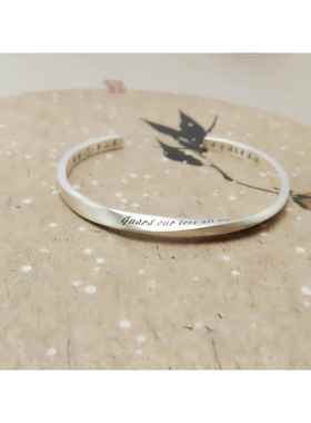 高档刻字99纯银莫比9乌斯情侣手一对送男蜜女朋镯友闺生日情人节