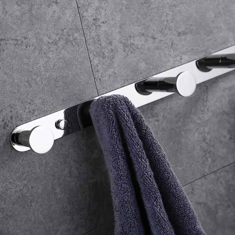 哥式GOHIC口30门4不锈钢挂UPC钩排钩衣帽钩出后衣服挂衣T钩卫生间