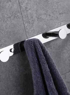 哥式GOHIC口30门4不锈钢挂UPC钩排钩衣帽钩出后衣服挂衣T钩卫生间