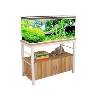 柜架子底鱼缸底座缸钢金属架鱼缸艺新款不锈钢铁柜草底木鱼缸