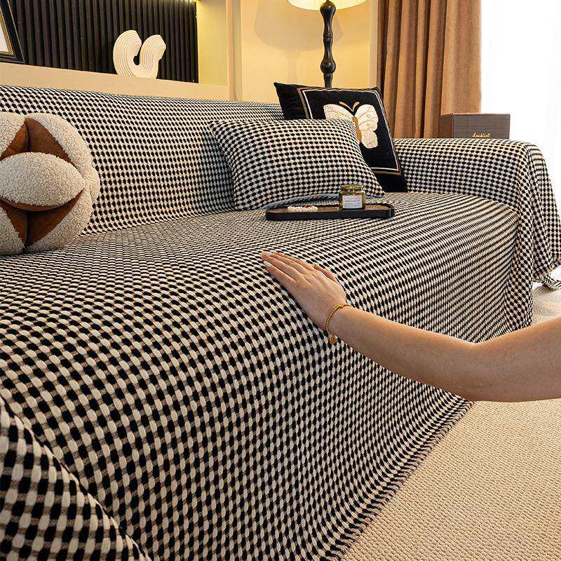 沙发盖布四季通用2025新款沙发垫布巾全盖固定防滑皮沙发专用套罩