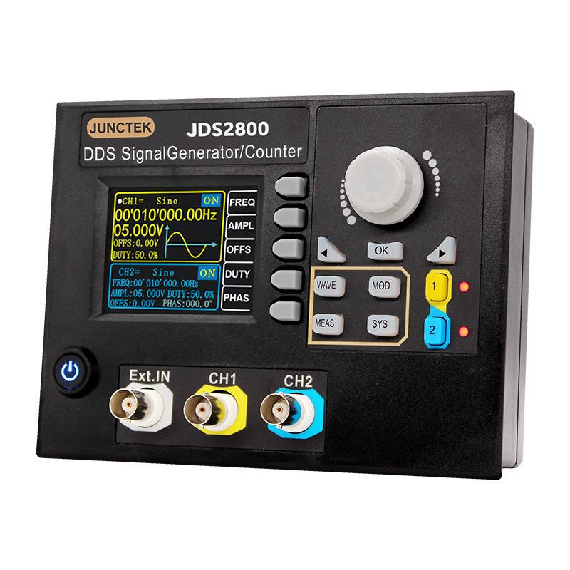 JDS2800全数控DDS双通道函数任意波信号源发生器频率计计数器工程