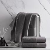 灰色酒店浴巾成人纯棉柔软吸水棉啡咖加色厚wymj088家用婴儿全大