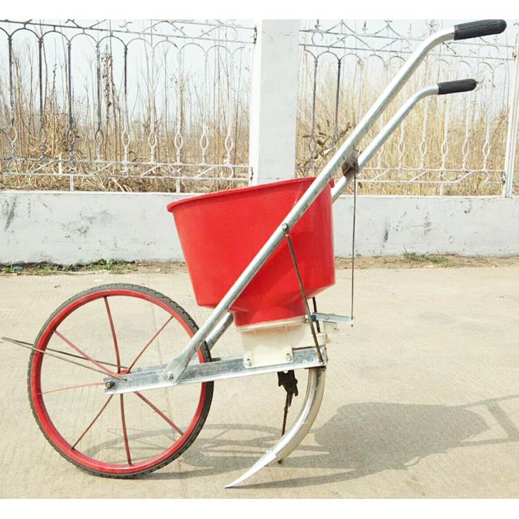 力施肥肥机手推化娄单操作手推人单行人追肥机QIE农用小型设备