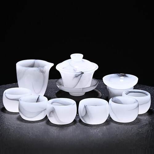 采购产品釉墨功夫茶具，家庭茶杯，可访问的豪华办公室使用，高雅