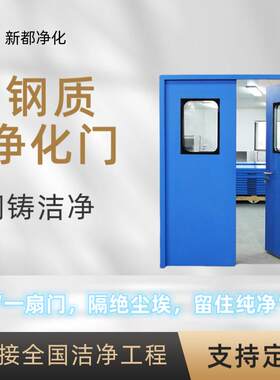 主推钢制洁净门医院洁净车间单开双开无尘车间门实验室净化钢质门