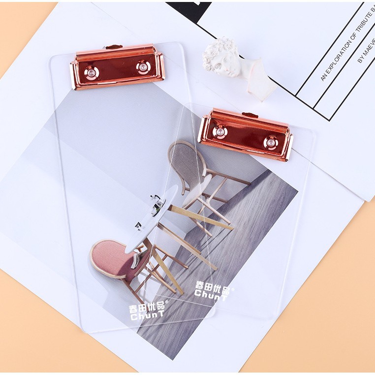 half透明写字票据文件夹板试卷夹