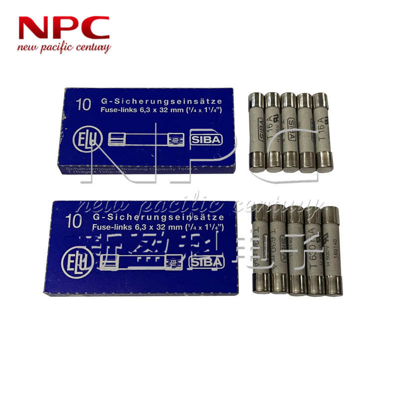 厂家直销SIBA保险丝6.3*32慢熔陶瓷保险管6.3x32 H500V T12500MA