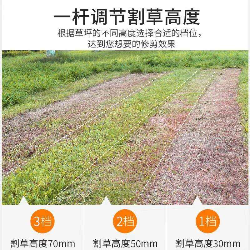 捍绿锂电割草机充电家用电动除草机手推式草坪机修剪机