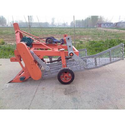 手扶花生收获机 农用双链条花生摘果机 拖拉机后置花生收割机