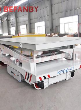 车间输物料可转弯轨道平板车低压轨运道供地平车电轨道电HQC板动