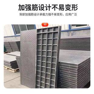 璃钢电缆沟盖沟板水高沟盖板防VNS玻水防滑分子电力复合树脂电缆