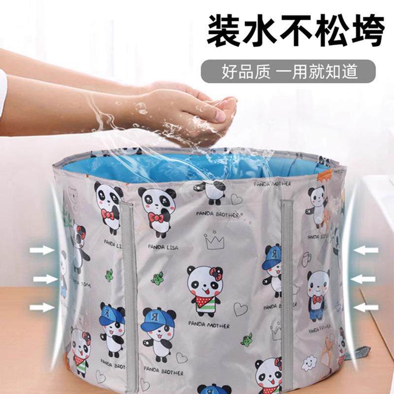 儿童泡澡桶可折叠便携洗澡盆家用加厚保温玩水神器宝宝浴桶泡澡袋
