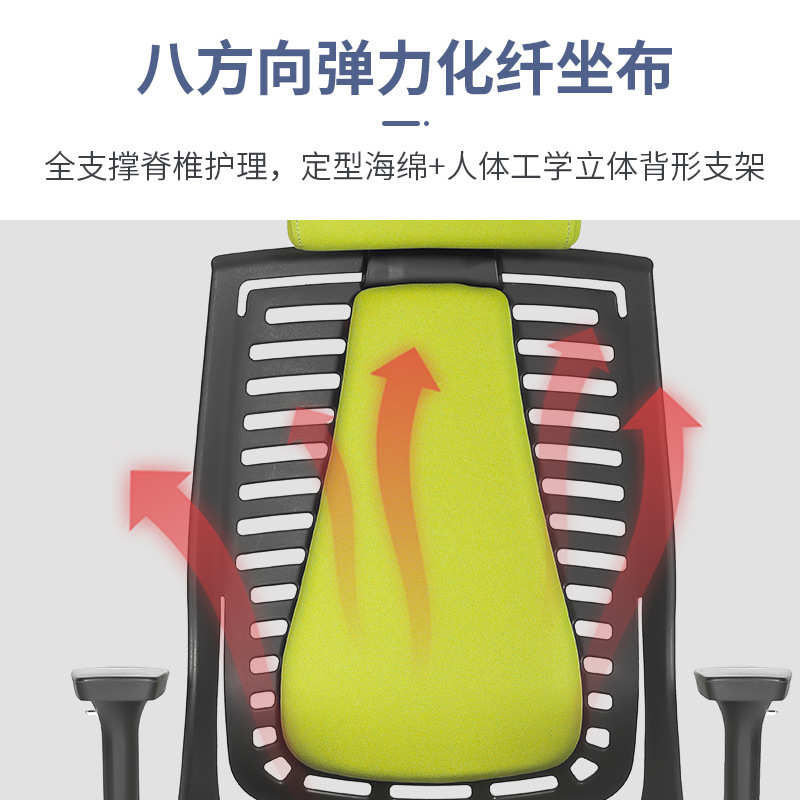 电脑椅 家用办公椅 学生学习椅 会议室座椅 可调节靠背凳子