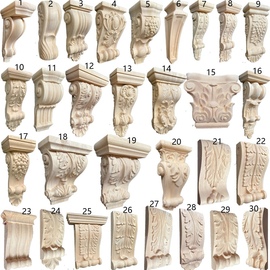 东阳木雕实木欧式柱头梁托罗马柱垭口背景墙装饰贴花角花
