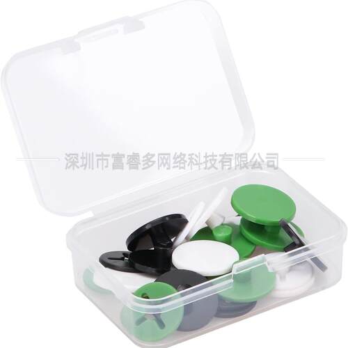 外贸12pcs/24pcs马拉松号码牌固定扣号码布扣跑步固定扣