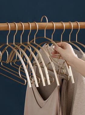 V45用O无痕衣架轻铝衣合金家挂衣架衣F76776MM服架衣挂奢撑衣架子