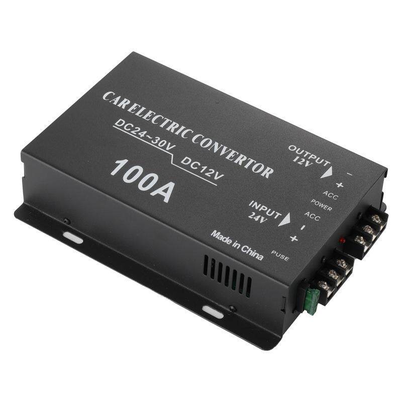 车载电源降压器DC20~30V转12V转换器带记忆大功率音响低音炮100A