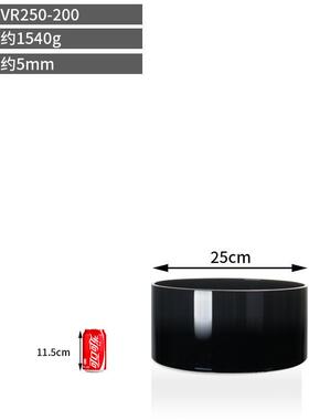 高档耐摔料黑色花法瓶圆柱PC塑轻彷陶瓷奢简约式插花桌面落地水养