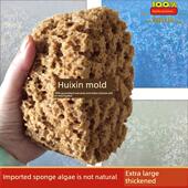 进口反天然海藻棉艺术绘画工具三色珠光画海藻棉拍花点颜色海藻棉