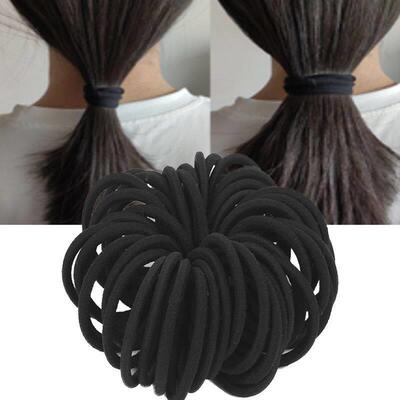 50pcs Women Girls Hair rubber bands Hair Tie Ropes Elastic H