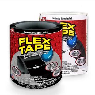 强力防水胶布水管补漏王管道flex tape美国 止水防漏高粘密封胶带