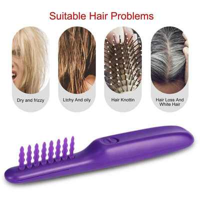 Electric Detangling Brush 防打叉转动梳多功能干湿两用发型梳