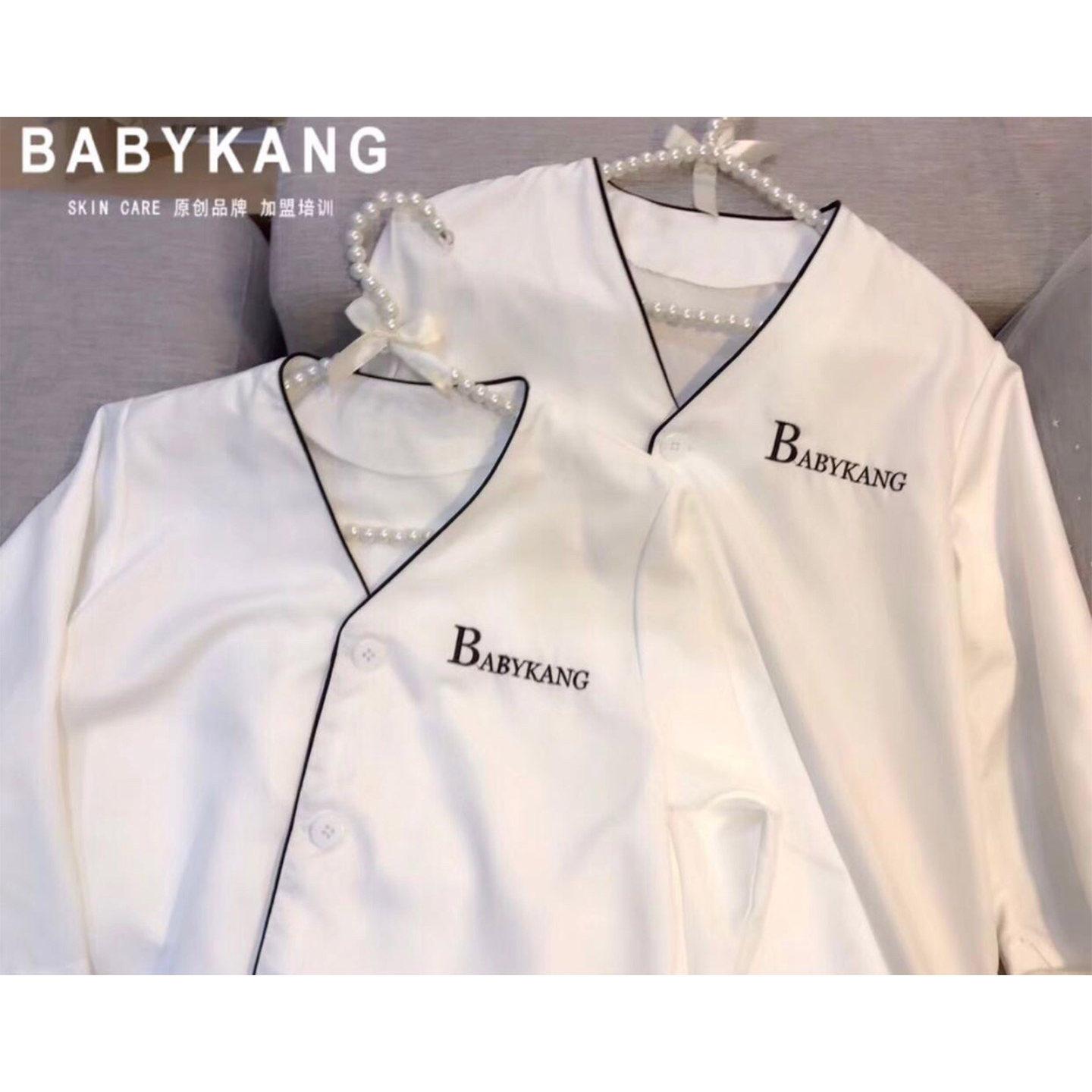 美容院美容师工作服女纹绣美容服中袖皮肤管理白大褂短袖美甲美睫