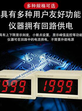 奥托尼克斯回路供电数字缩放电压/电流表回路供电测量输入M4NS-NA