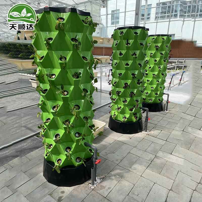 菠萝塔气雾栽栽设备无土培设备供应立培柱栽培种植系统气雾栽培