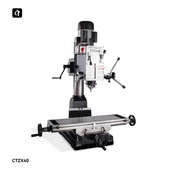 呲铁新品 CTZX40圆立柱钻铣床重型钻床小铣床工业钻床小型家用钻铣