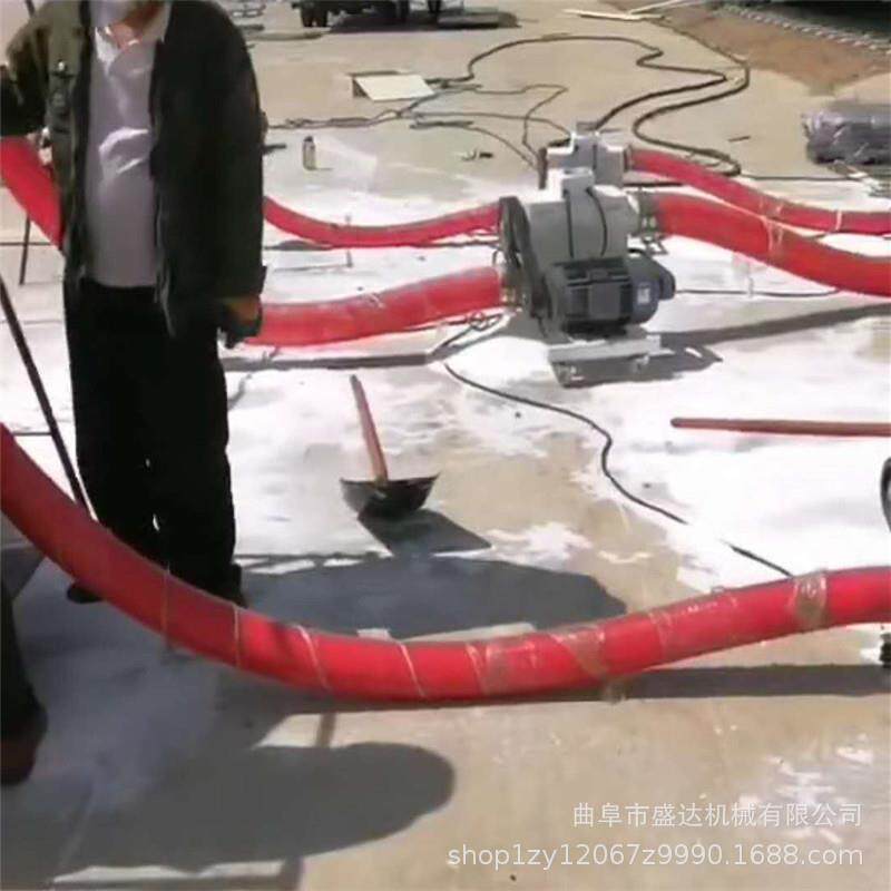 高锰钢弹簧蛟龙锯末输送机 耐磨牛筋管上料机 滑石粉气力输送机