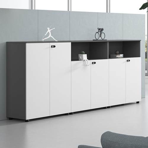 矮柜公会议室茶SJMGAG-4水柜办室办公柜文件子柜断柜带锁储物柜打