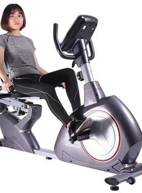 康乐佳卧式健身车家用动感单车健身自行车健身器材脚踏车K8718R