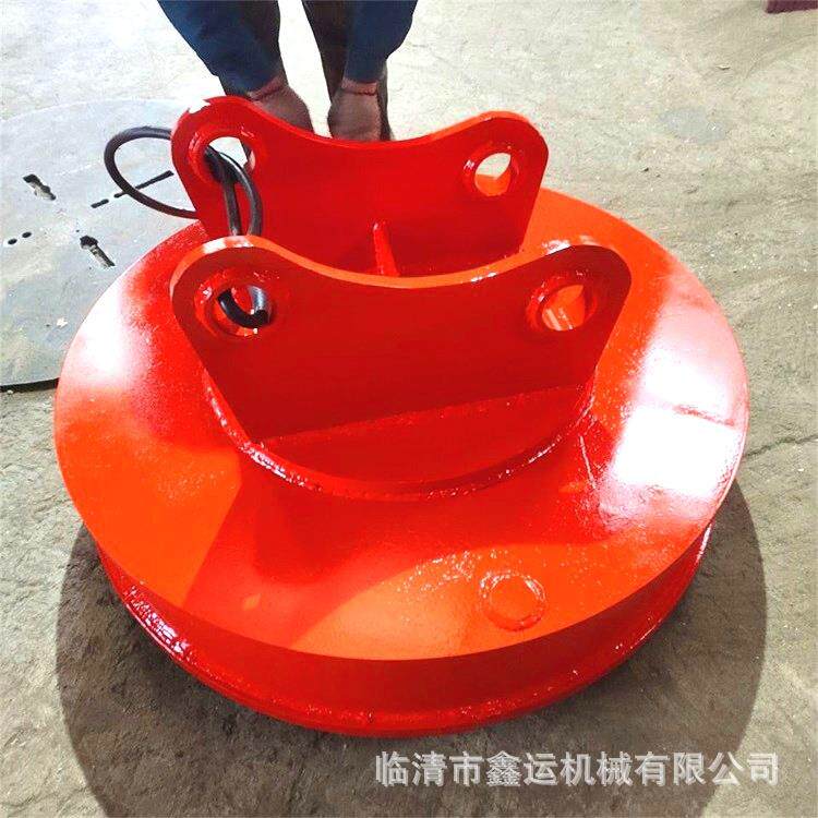 现货供应挖机压吸盘 源头米RMS厂家直径.3起1重电磁吸盘 液支持