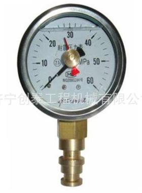 矿用双针震压力表0-80mp13a矿用防爆耐震力压表0-60m力p防a压表济