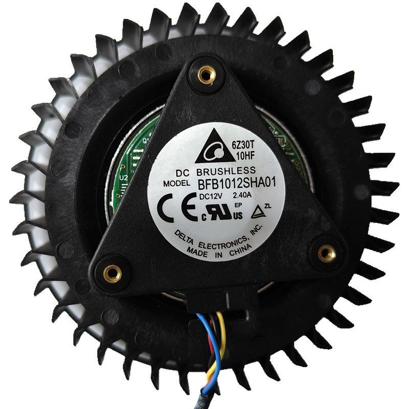 1080ti公版显卡涡轮风扇12V适合DIY笔记本底座风压式散热改装