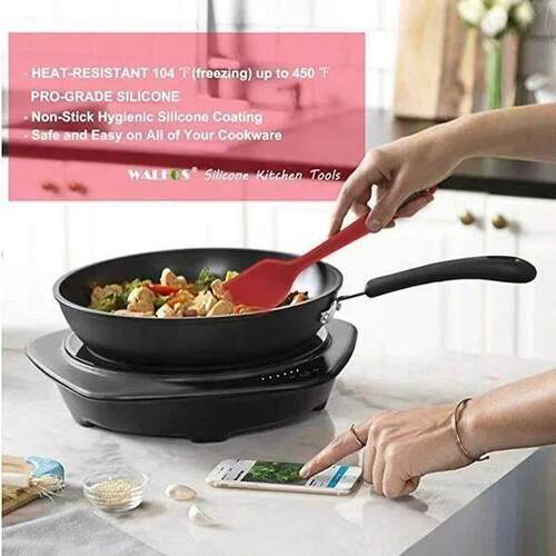 Silicone Spatulas, Rubber Spoon Spatula Heat Resistant