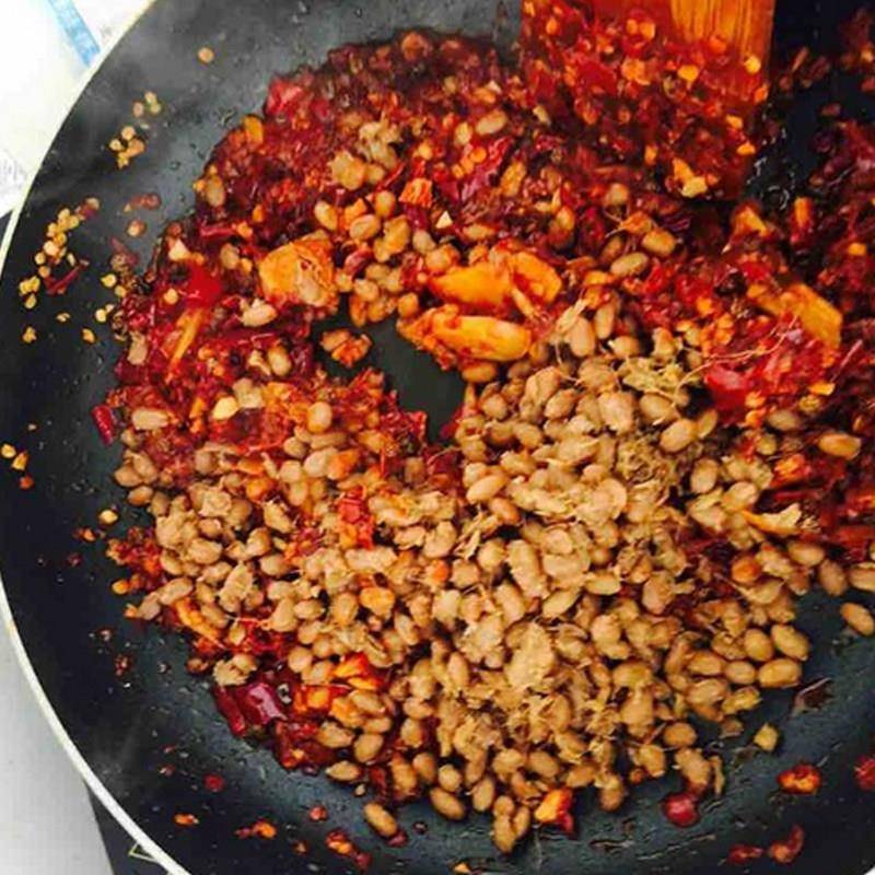 贵州贞丰豆豉火锅湿豆食 网红地摊豆鼓火锅底配料辣椒蘸水佐料2斤
